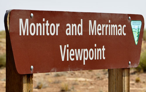 sign: Monitor and Merrimac Viewpoint
